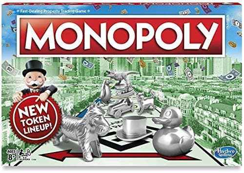 Lugar Hasbro Gaming-630509512638 Monopoly Classic, Color SSS, Pack Individual