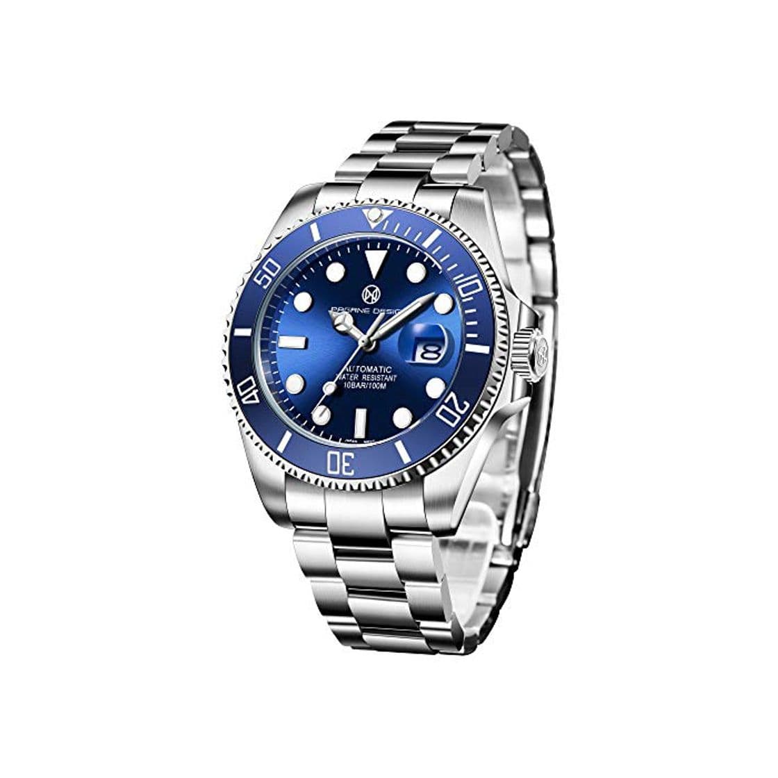 Producto PAGRNE DESIGN Relojes Hombre Submariner Mecánico Automático japonés Analógico Acero Inoxidable Bracelet NH35