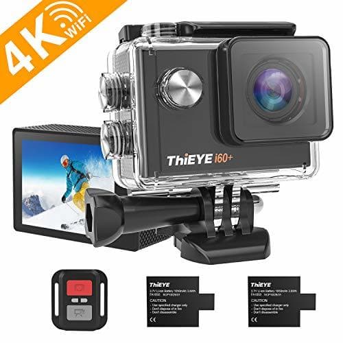 Lugar ThiEYE Cámara Deportiva 4K 30fps Cámara de acción WiFi 20MP Full HD