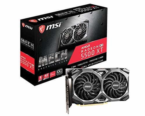 Product MSI Radeon RX 5500 XT Mech 8G OC