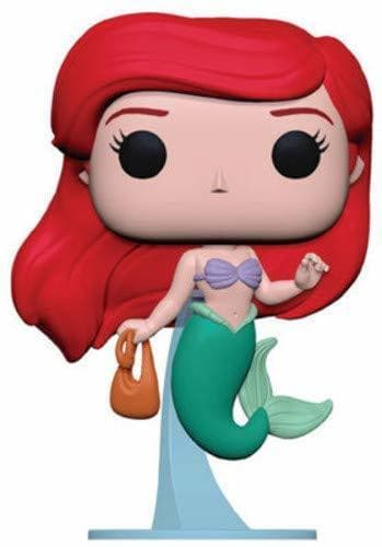 Juego Funko- Pop Figura de Vinilo: Disney: Little Mermaid-Ariel w/Bag Coleccionable,