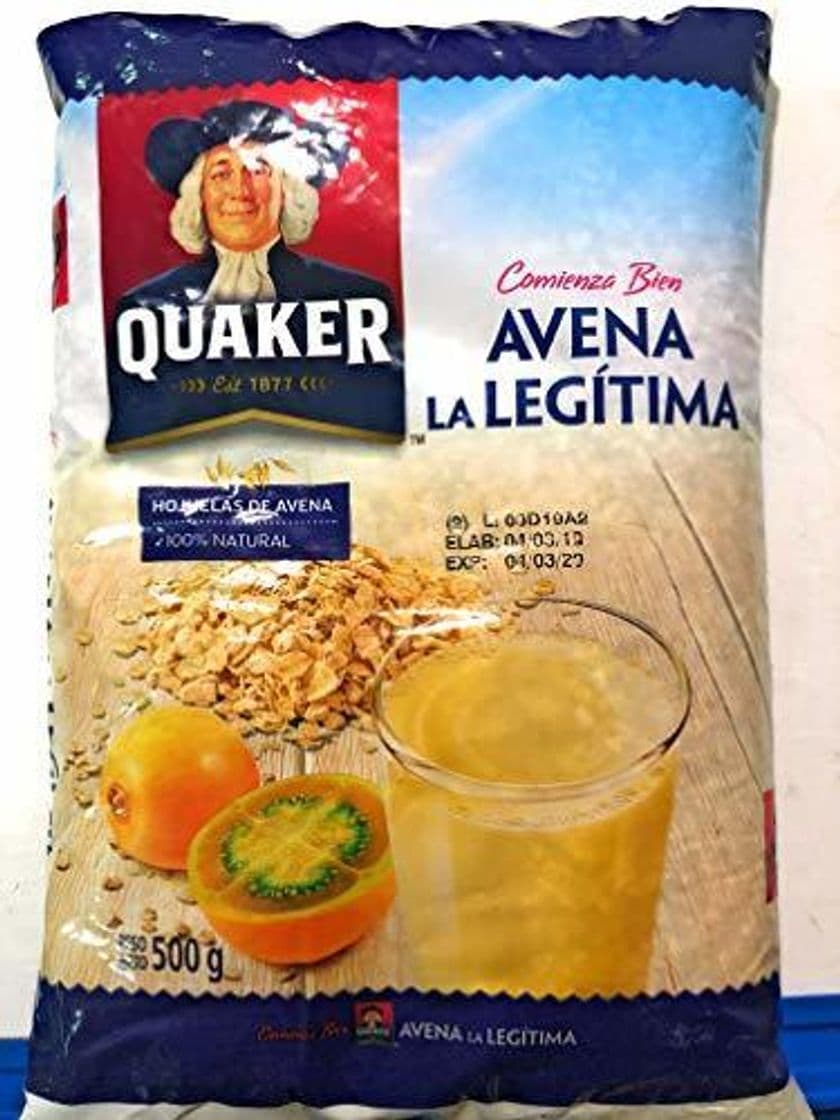 Product Quaker- Hojuelas de avena 100% natural 500g by Kaptalanshop