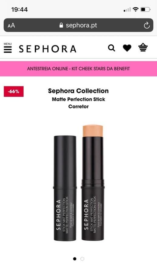 Product Sephora stick matte foundation