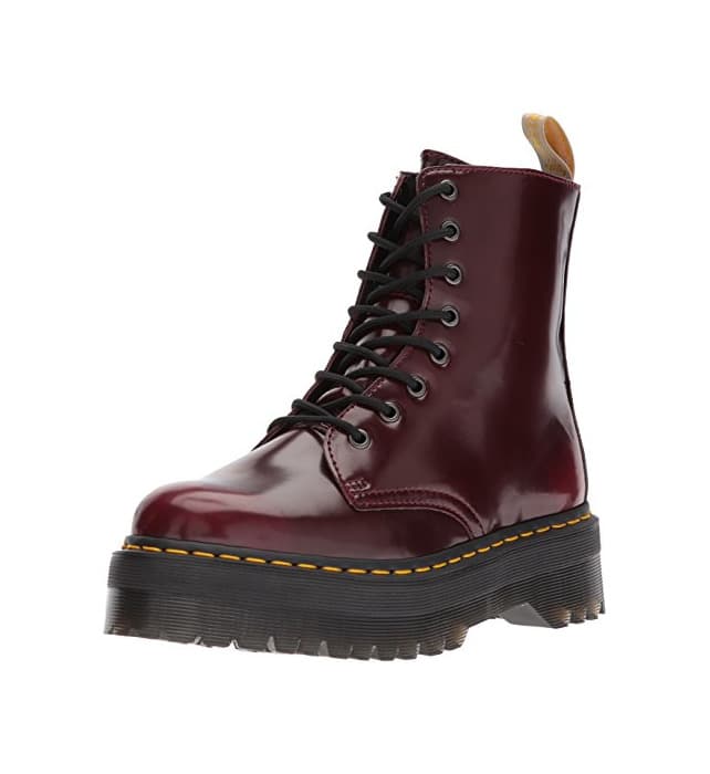 Moda Dr. Martens 2976 botina vegano rojo cereza Cambridge Cepillo rojo burdeos 21802600,