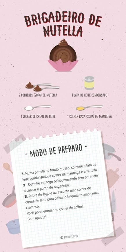 Fashion brigadeiro de nutella 