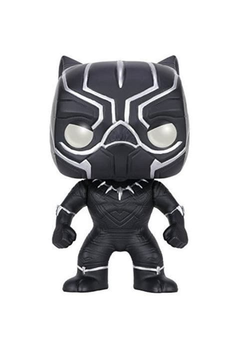 Juego Funko Pop!- capitán Bobble: Marvel: Captain America CW: Black Panther, Multicolor, 3.75