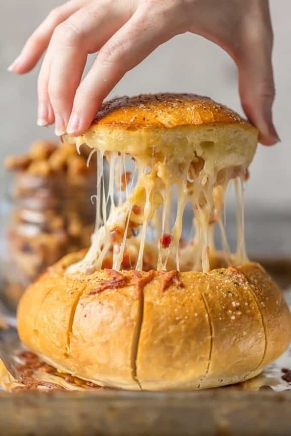 Moda Pão recheado no forno