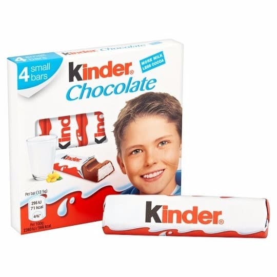 Moda Kinder barrinhas