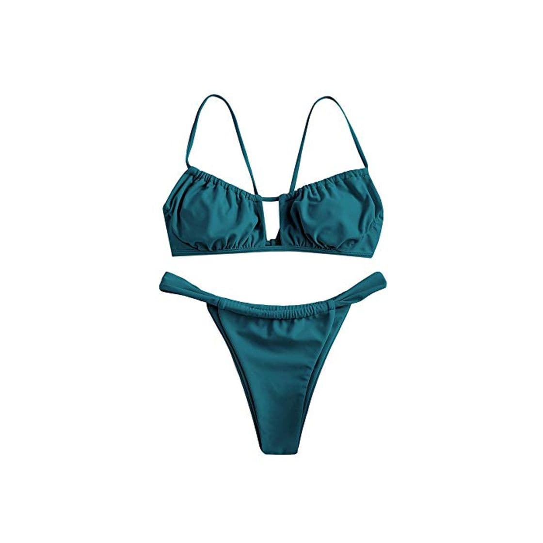 Fashion ZAFUL - Bikini Acolchado para Mujer