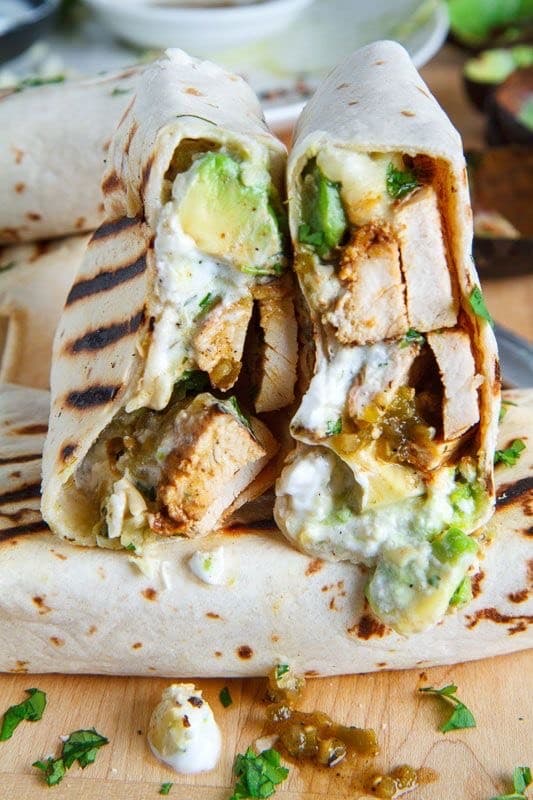 Moda Chicken and Avocado Burritos 