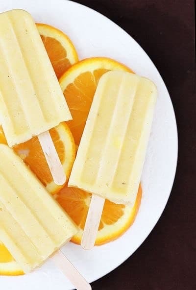 Moda Pineapple orange banana popsicles