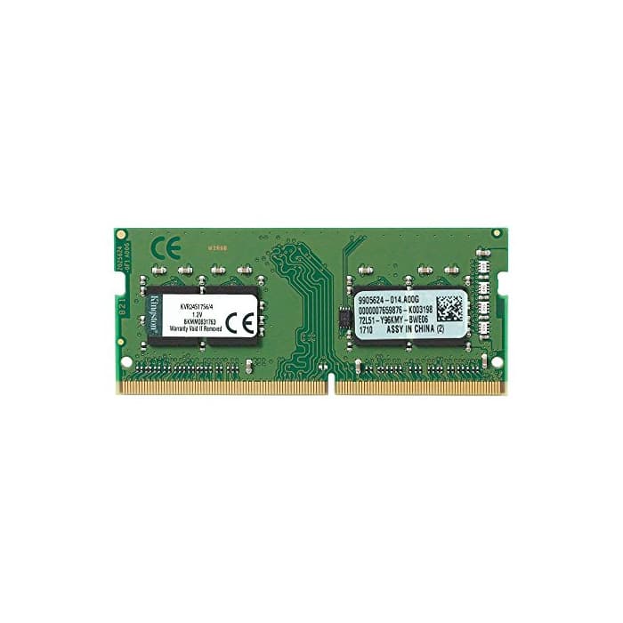 Electrónica Kingston Technology KVR24S17S6/4 4GB DDR4 2400MHz módulo de - Memoria