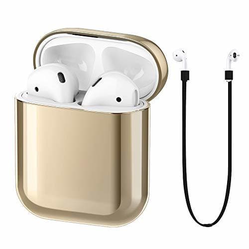 Place FRTMA Compatible with Apple Airpods Case PC Protective Cover & Anti-Lost Lanyard