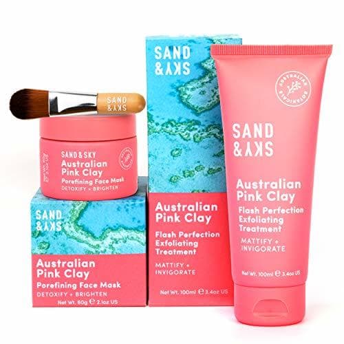 Beauty Sand & Sky Perfect Skin Set de Cuidado Facial con Arcilla Rosa