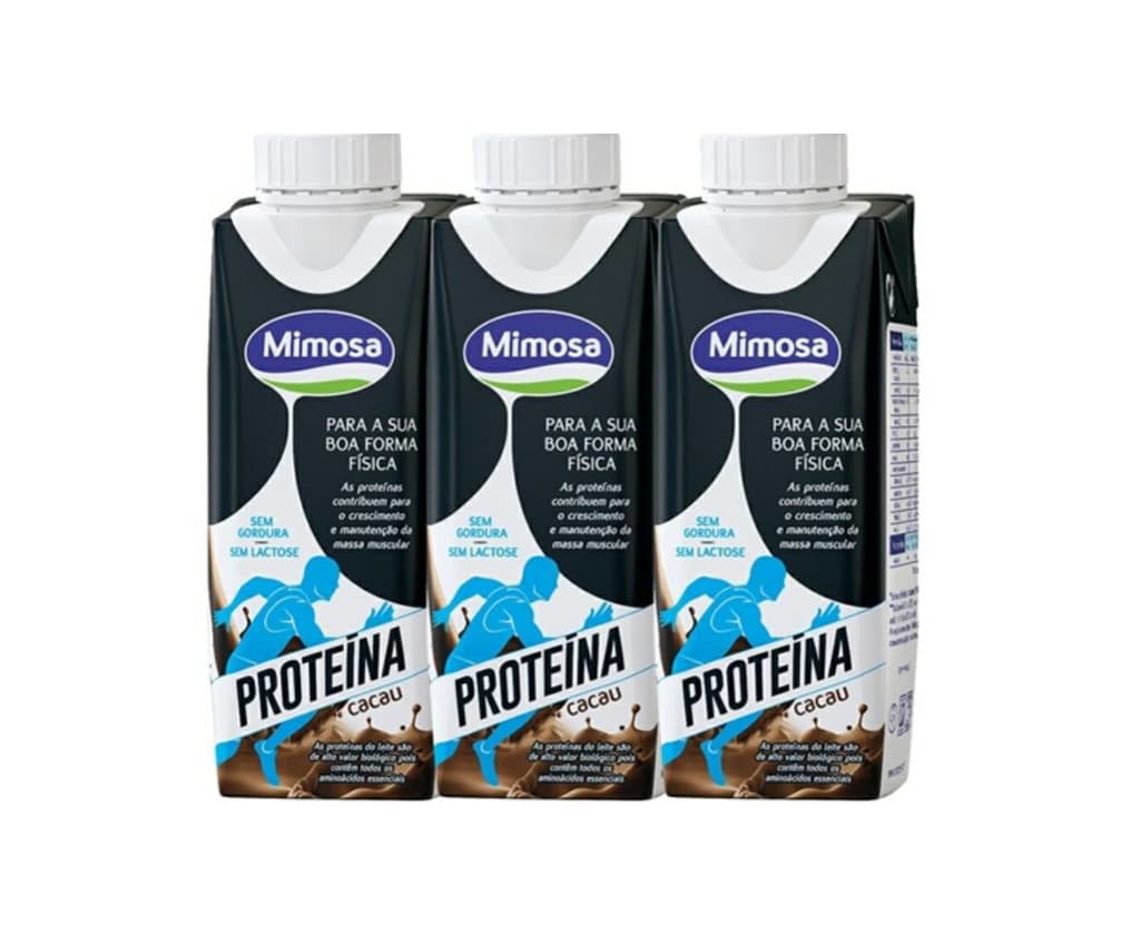 Producto Mimosa leite com chocolate e proteína 