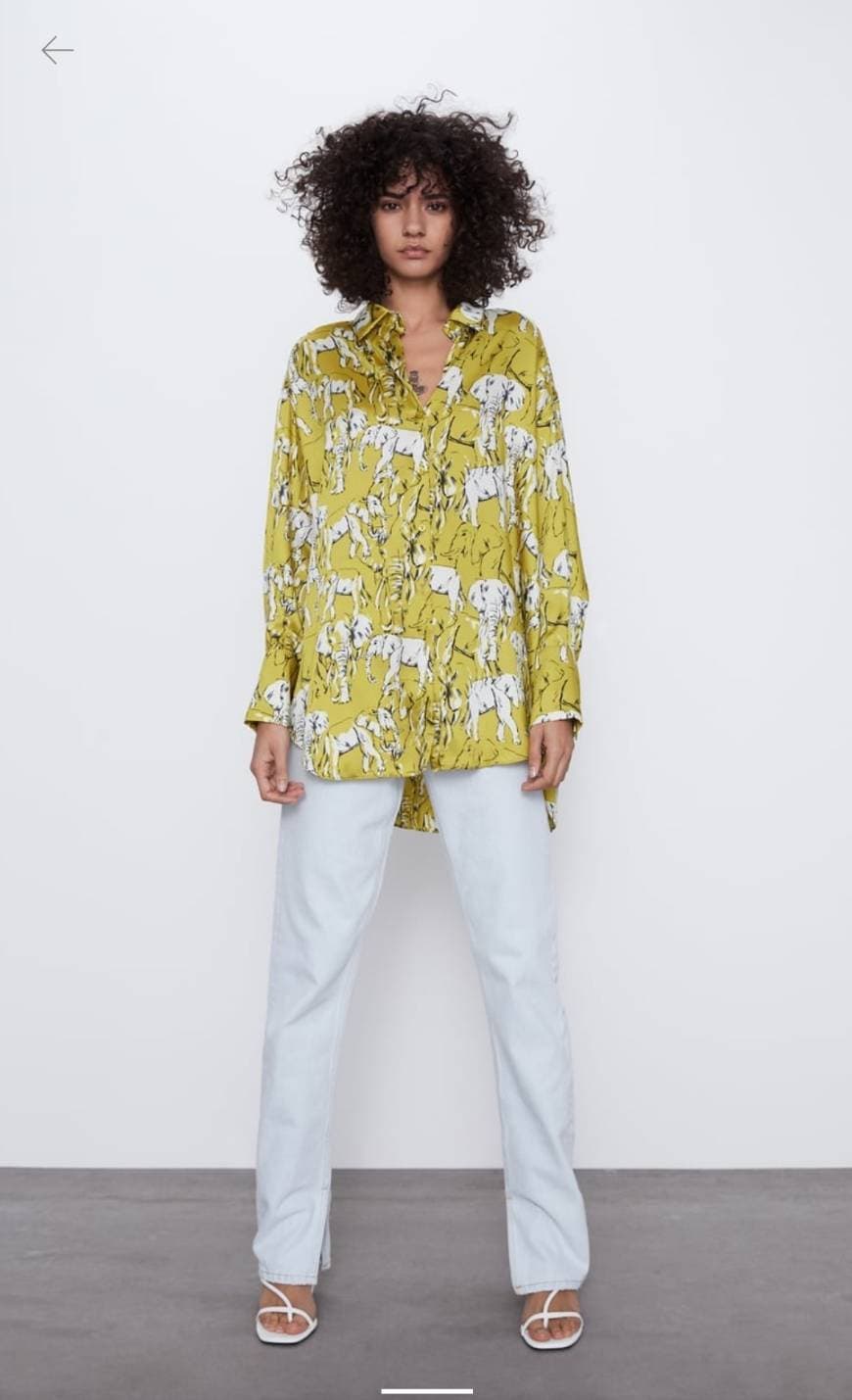 Product Camisa estampada oversize