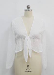 Producto Top branco transparente