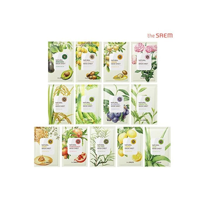 Belleza The saem Natural Facial Mask Sheet 21ml x 13 Sheets