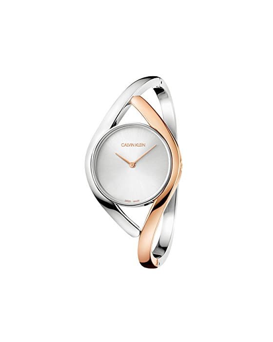 Moda Calvin Klein Reloj Analógico para Mujer de Cuarzo con Correa en Acero