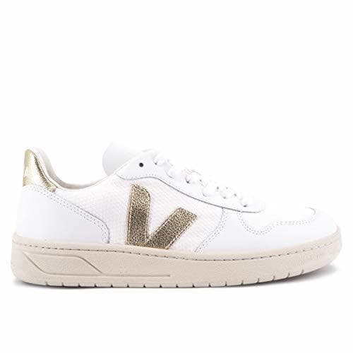 Moda VEJA V10 B Mesh White Gold Talla 37