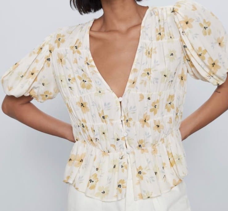 Product Voluminous printed shirt