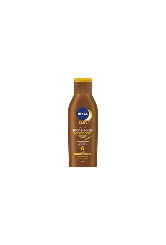 Beauty NIVEA DEEP TANNING carotene  - Loción con protección solar SPF6, 200 ml