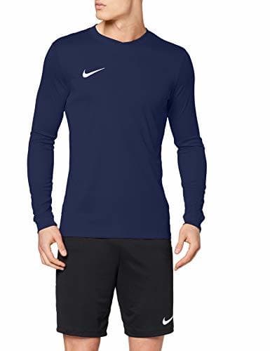 Fitness Nike LS Park Vi JSY Camiseta de Manga Larga, Hombre, Azul Marino