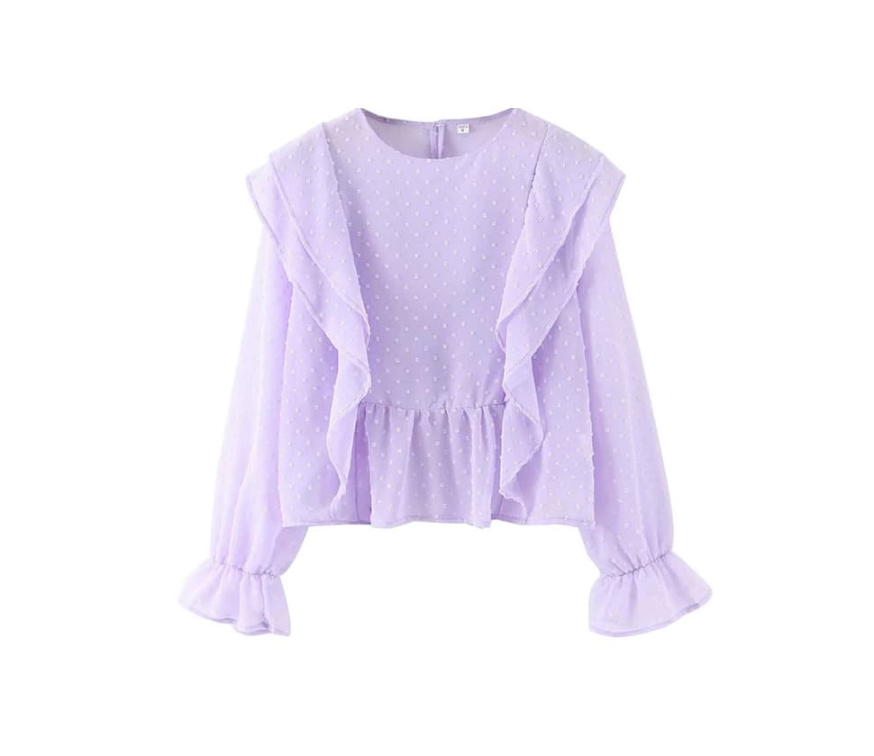 Product Camisa lilás pastel aliexpress