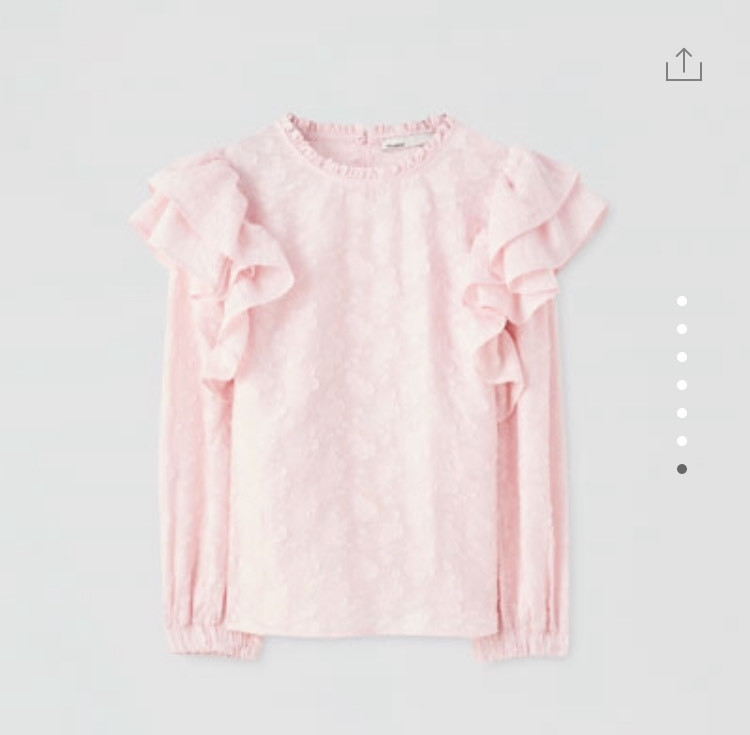 Product Blusa Rosa com Folhos