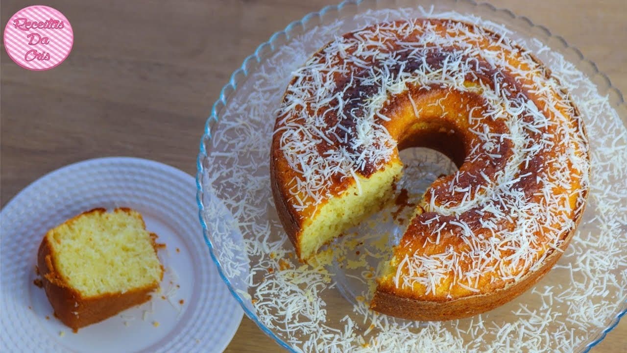 Fashion BOLO DE COCO SIMPLES, SUPER FOFINHO | RECEITAS DA CRIS