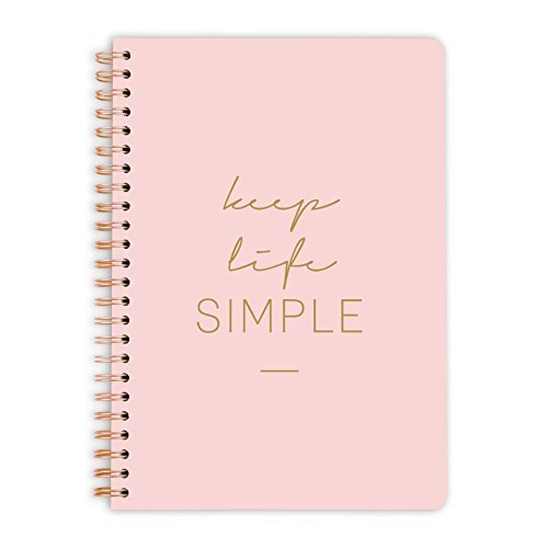 Home Purepaper - Cuaderno con anillas de espirales, para organización Bullet Journal y