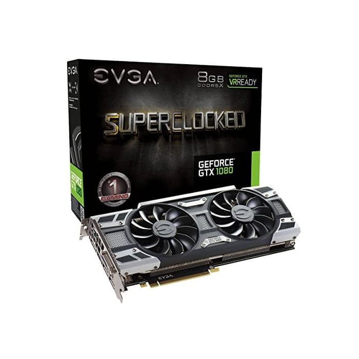 Electrónica EVGA NVIDIA GTX 1080 - Memoria GDDR5X de 8 GB