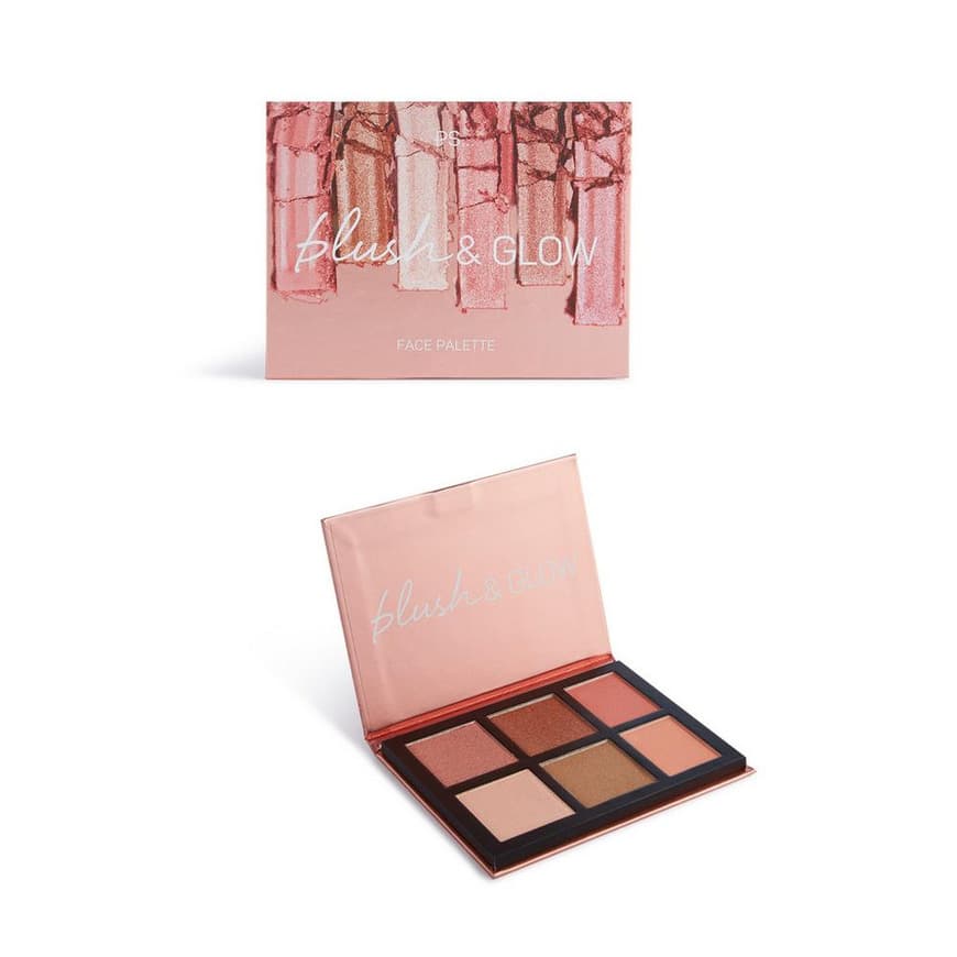 Fashion Paleta iluminadora rosto e blush Blush And Glow

