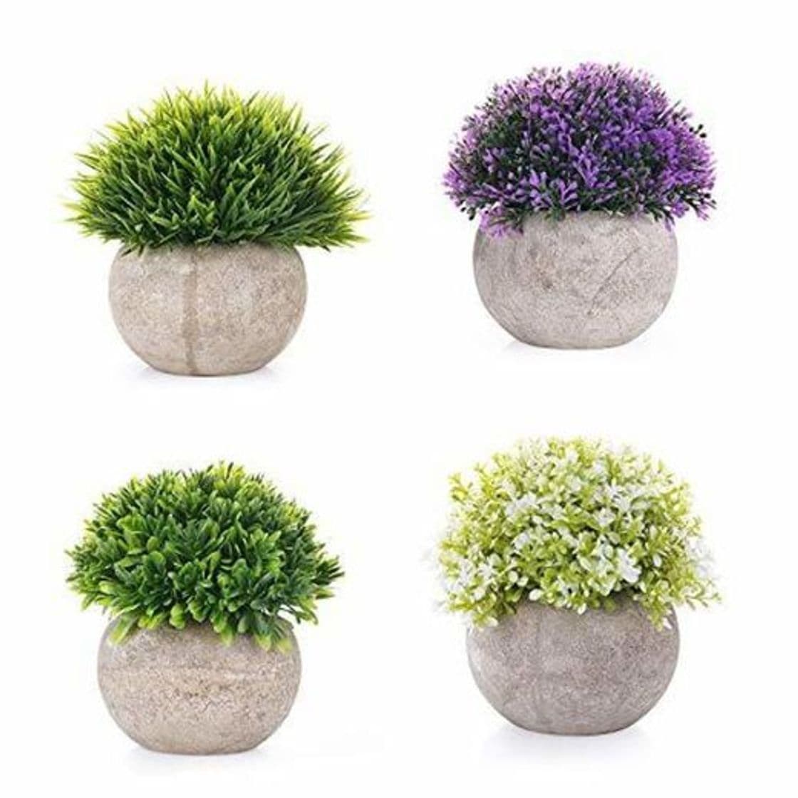 Producto EKKONG Plantas Artificiales Suculentas Plásticas Flor pequeñas en Maceta para decoración del