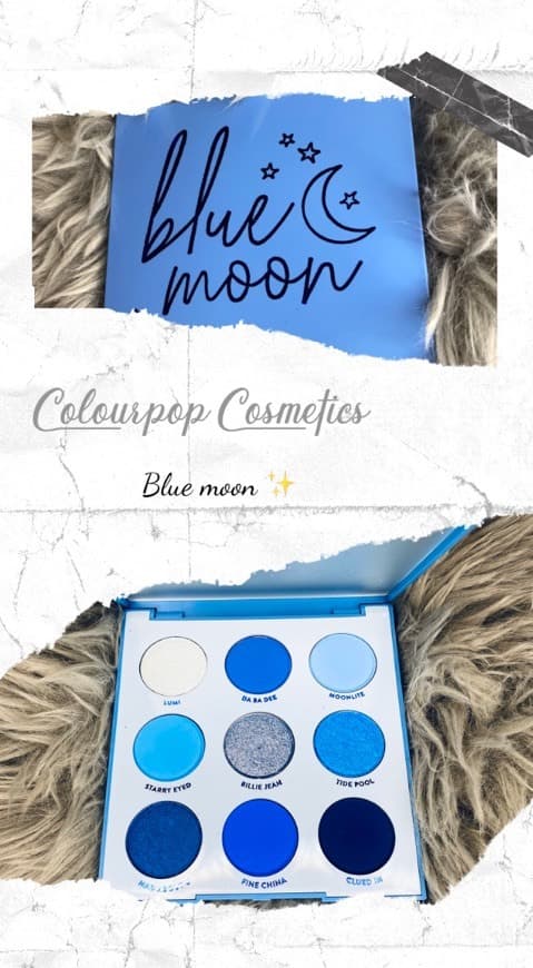 Fashion Colourpop - Blue Moon 