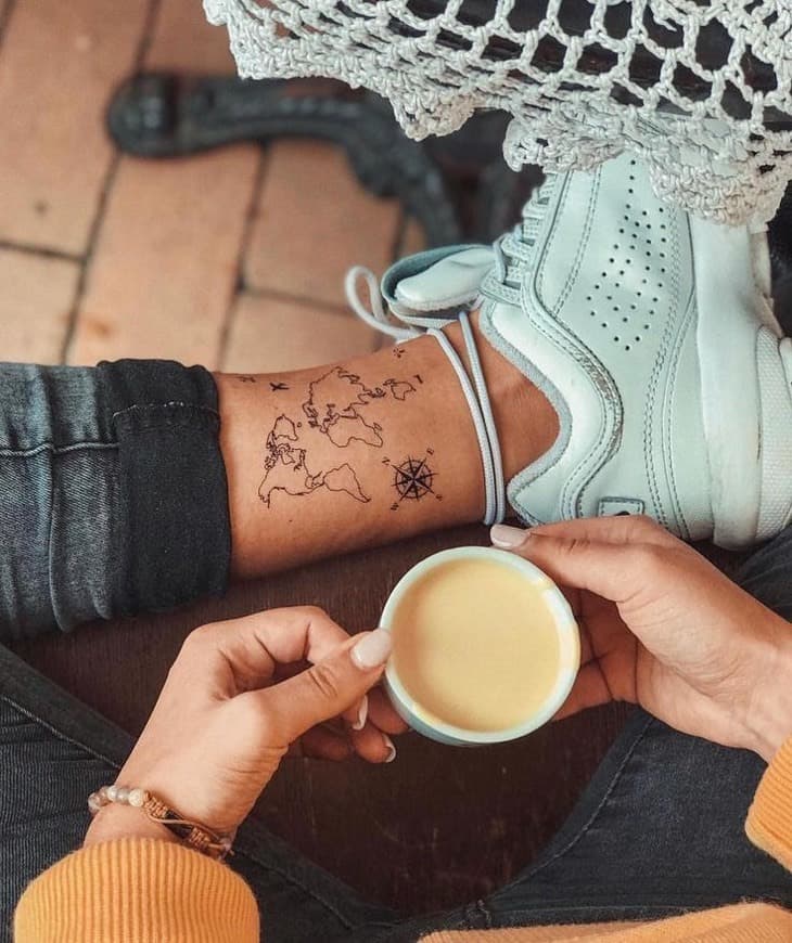 Fashion Map tattoo