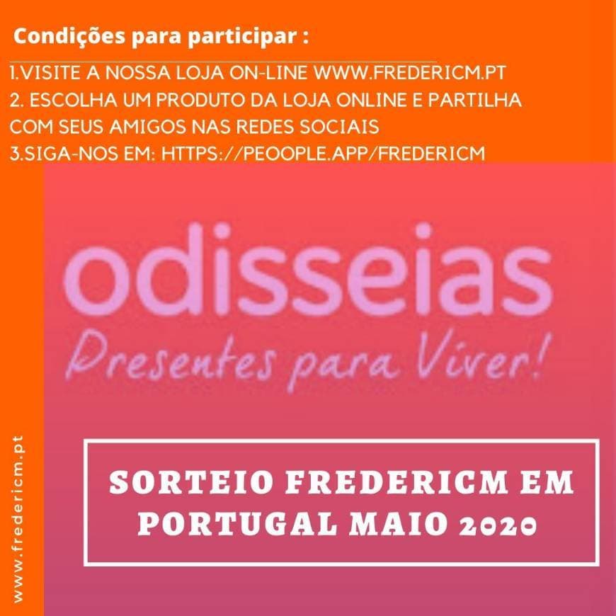 Fashion SORTEIO FREDERICM em PORTUGAL   Maio 2020