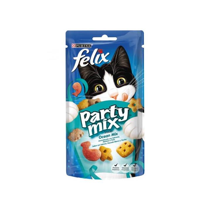 Product Snack para Gato Party Mix Ocean Mix Purina Felix