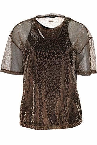 Lugar Guess Leo Top Camiseta, Multicolor