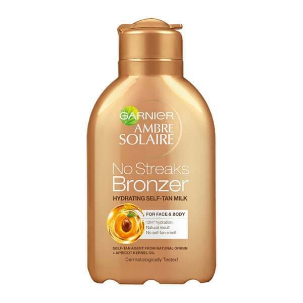 Moda Leite bronzeador