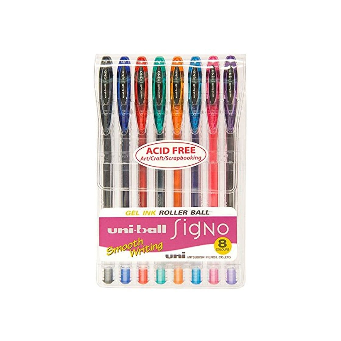 Product UNI Ball Signo Angelic Colors - Pack de 8 rotuladores