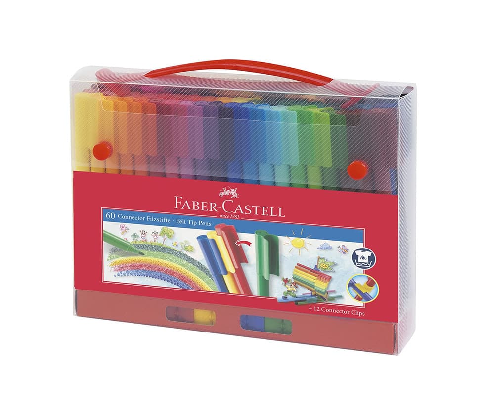 Product Faber-Castell 155560 - Maletín con 60 rotuladores