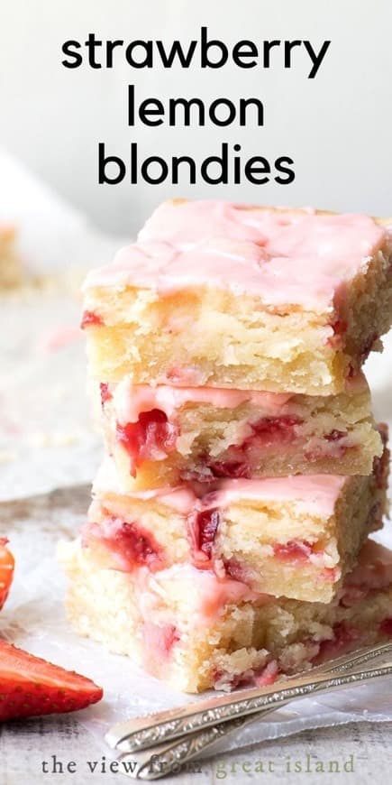 Moda Strawberry Lemon Blondies 