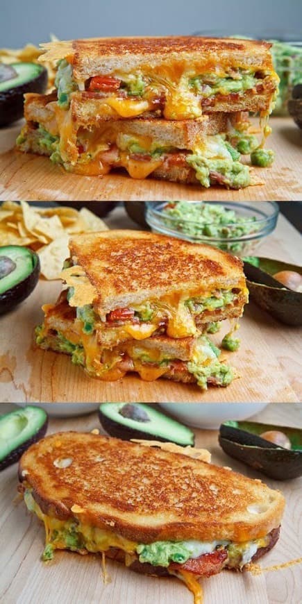 Moda Bacon Guacamole Grilled Cheese Sandwich 