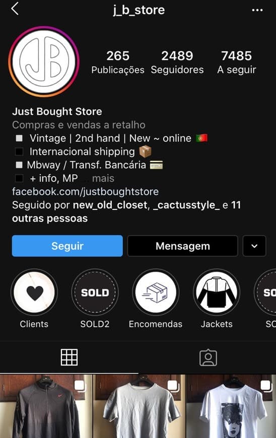 Fashion Just Bought Store