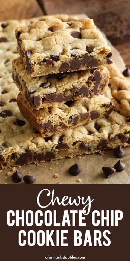 Moda Chewy Chocolate Chip Cookie Bars