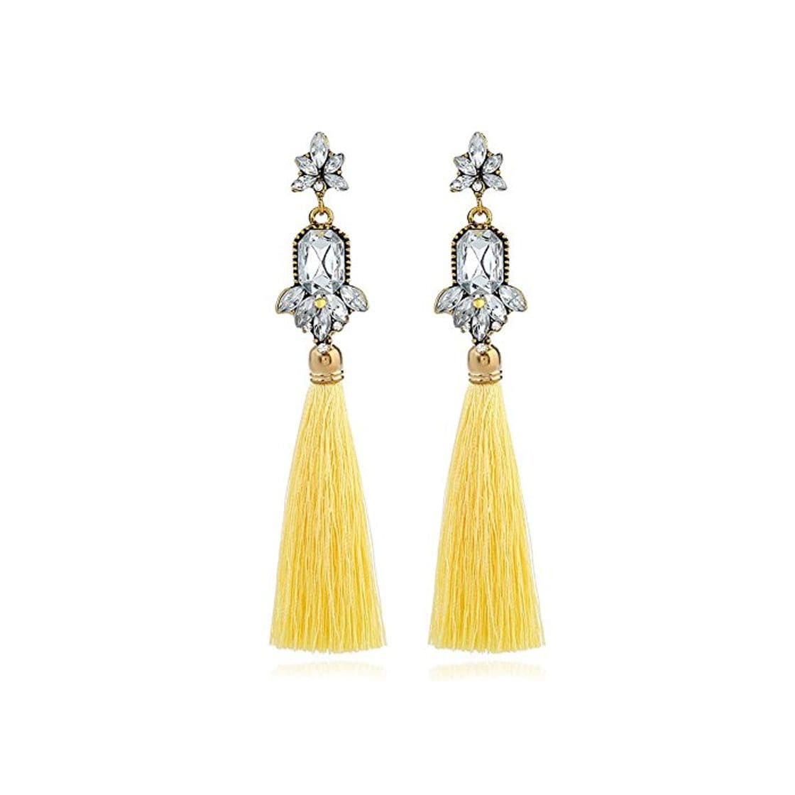 Fashion Boucles d'oreilles bohÃ¨me originale nouvelle mode rÃ©tro national vent gland pompon pendentif