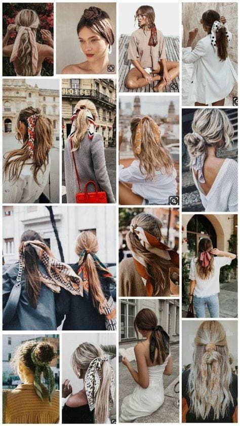 Moda Penteado com lenço