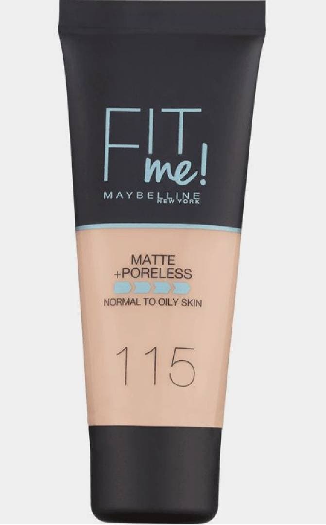 Moda Base de maquilhagem Fit Me Matte + Poreless - Maybelline