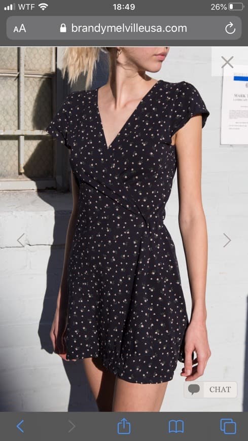 Product vestido-Brandy melville